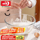 青苹果耐热玻璃碗和面盆沙拉碗加厚大号汤碗揉面盆2.6L大容量