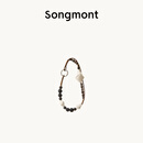 Songmont【蒋奇明同款】山下有松无患绳挂件新中式设计师款时尚百搭包挂 小号 檀棕色 现货