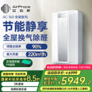 艾泊斯（AirProce） 家用壁挂新风机AC-160全屋新风系统 通风换气装修除甲醛防雾霾
