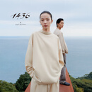 14361436精纺丝绒面料2025春夏新品后领开叉衬衫 米驼 M