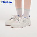 FILAFUSION 斐乐潮牌女鞋【章昊同款】帆布鞋女运动鞋滑板鞋 奶白/寂静粉-GH 38