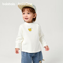 巴拉巴拉balaOne宝宝打底衫男童女童装2025冬季半高领t恤婴儿209425100201