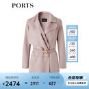 PORTS宝姿春夏女装毛呢外套LM8C004ZWF001 肉桂色 M (6)