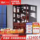 木中央 红木家具 印尼黑酸枝(学名:阔叶黄檀)博古架 中式古董架实木书架客厅1米隔断储物柜多宝阁 单个博古架