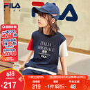 FILA KIDSx原田治联名系列斐乐儿童短袖T恤2025夏季大童上衣