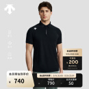 DESCENTE迪桑特TRAINING综训UPF50+防晒男士短袖POLO衫夏季 BK-Tap Shoe XL (180/100A)