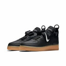 NBA VIBE莆原Air Force 1 魔术扣磁力机能解构白黑生胶绿空军一号运动板鞋 黑色 42.5