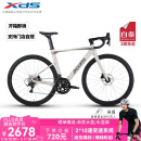 喜德盛（xds）门店提车公路自行车25款AD300油碟2X10速变速铝合金车架破风车 白蛇（25款） 700C*510（建议身高175-185cm）