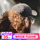 马登工装日系户外轻薄棒球帽跑步遮阳速干透气短檐鸭舌帽子男款夏小标 黑色 【星空黑/美式露营帽】 均码 (可调节 头围58cm)