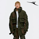 加拿大鹅（Canada Goose）【Snow Goose系列】Valor男女同款派克大衣 1546UCD 9502 常青枫卡其 L