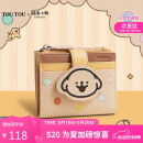 toutou520礼物送女友女包线条小狗牛皮钱包卡包多卡位零钱包生日礼物