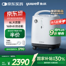 鱼跃医用分子筛制氧机吸氧机静音家用老人5L升级6L升8F-6AW中重度缺氧