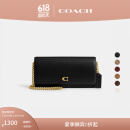蔻驰（COACH）女士ESSENTIAL长款钱包真皮单肩包斜挎包高级女包 B4/黑色
