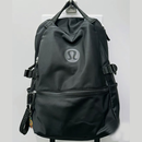 LULULEMENG-YOGA 瑜伽lu露露lu22双肩包 New Crew书包背包旅行瑜伽通勤防水男女同款 黑色22L【现货】