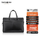 Samsonite新秀丽（Samsonite）男士手提包15英寸电脑包牛皮公文包NP89001