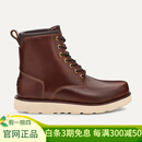 UGG冬季新款 Cason 男靴 防水全粒面皮革 保暖舒适日常休闲马丁靴 深棕色 40