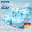 水之梦水之梦免充气儿童游泳腋下圈安全平稳不侧翻适用3个月-4岁 速干版+卡通绿色