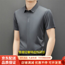 GUYN轻奢品牌短袖衬衫男2025夏季商务休闲无痕薄款抗皱半袖衬衣 灰色 灰色 S 165