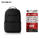 新秀丽（Samsonite）双肩包时尚商务电脑包通勤大容量背包黑色 15.6英寸 NX5*09001