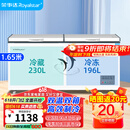 荣事达（Royalstar）冰柜商用大容量全冷冻卧式冰柜家用冷藏冷冻两用冷柜大冰柜冷冻柜 426升双温【一级能效】