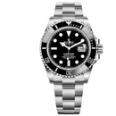 劳力士（ROLEX）潜航者型系列瑞士男表绿水鬼黑水鬼自动机械41mm间金水鬼男士腕表 黑水鬼m126610ln-0001