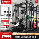 FANATICS疯拿铁史密斯龙门架健身器材多功能一体机卧推家用健身综合训练器 进阶款(含105KG铃片哑铃凳奥杆)