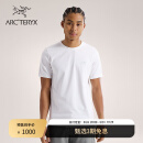 ARC'TERYX始祖鸟 CAPTIVE ARC'WORD SS 轻量 男子 棉质短袖T恤 WHITE LIGHT/石膏白 M