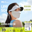 蕉下（beneunder）脸基尼女帽檐全脸防晒面罩防晒口罩防紫外线蓝烟灰