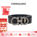 菲拉格慕（Ferragamo）腰带男皮带商务正装 (自由裁剪) 送男友奢侈品潮牌情人节礼物 679710 687611黑蓝双面_荔枝纹
