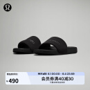 lululemon丨restfeel slide 男士拖鞋 *徽标款 LM9AYYS 黑/黑/黑 43