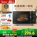 美的（Midea）微波炉烤箱一体机 小型家用20升微波炉  光波加热 钻石背板（M1-L201B）