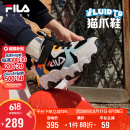 FILA斐乐猫爪鞋儿童复古跑步鞋2025年春季男女童小童运动鞋