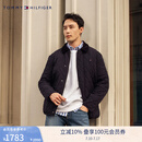 TOMMY HILFIGER【出走都市】秋冬新款男装菱格翻领轻暖棉服夹克外套37282 藏青色DW5 M （推荐：135-150斤）