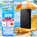 西部数据（WD）4TB 移动硬盘 USB3.0 SE系列 2.5英寸 机械硬盘 笔记本电脑外接 外置存储办公 大容量家庭存储