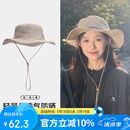 骆驼【小耶溪】户外防晒帽女渔夫帽徒步登山牛仔帽夏季遮阳帽子男