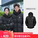 骆驼（CAMEL）小太阳-石墨烯户外羽绒服秋冬新款男女加厚保暖羽绒服面包服 A33CAPN163B，幻影黑，男女同款 2XL