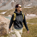 KOLON SPORT/可隆风脊石墨烯软壳夹克 女子户外运动防泼水防静电防风外套 LKJK5WNT04-BK 黑色 L 170/92A