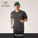 ARC'TERYX始祖鸟 CORMAC CREW SS 舒适 男子 速干短袖T恤 Black Heather/黑灰色 L