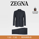 ZEGNA【礼物】杰尼亚男装海军蓝15milmil15羊毛西装套装 海军蓝 54 (L/XL)