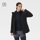 KOLON SPORT/可隆软壳内胆三合一户外冲锋衣 女士防水防风透湿夹克