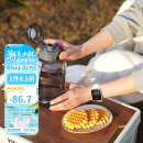 乐扣乐扣（LOCK&LOCK）小水库大容量塑料运动水杯户外冷水壶刻度把手男女杯子1.6L灰色