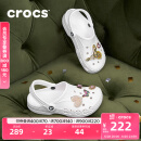 卡骆驰crocs洞洞鞋贝雅男鞋女鞋轻便耐磨一脚蹬拖鞋休闲鞋|10126 白-100 37 /38(230mm)