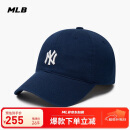 MLB帽子男女软顶棒球帽虞书欣明星同款运动鸭舌帽3ACP7701N-50NYS-F