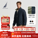 诺帝卡（NAUTICA）【商场同款】男装秋冬新款防轻溅水双面穿立领厚外套棉服男JO4309 藏青4NV M