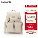 新秀丽（Samsonite）时尚潮流女士背包书包大容量旅行包双肩包礼物送女友 NW7 米色