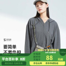 SANWA SUPPLY时尚单肩斜挎手机包 CORDURA耐磨双机收纳袋 户外包大容量装水瓶 竖款 灰茶绿