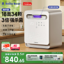 小白熊SnowBear消毒柜婴儿奶瓶消毒带烘干一体机紫外线34颗灯珠+负离子+25L-2030