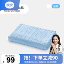 良良儿童夏凉被婴儿盖被宝宝毯子午睡幼儿园空调盖毯竹纤维冰丝毯 【新】冰丝毯-听雨蓝 115*125cm