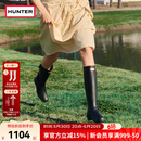 HUNTER雨靴户外露营女鞋惠灵顿经典英伦防水防滑骑士靴女长筒女靴高筒靴 哑光黑色/BLK 38