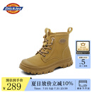 Dickies童鞋皮靴中童棉靴马丁靴儿童工装靴 黄棕 32（鞋内长204mm） 